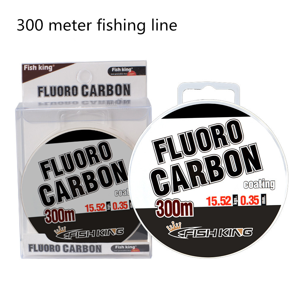 Fluorocarbon Line - フルタンクフロロカーボン釣り糸 300m 0.30mm-0.50mm 100% モノフィラメント釣り糸 日本製カーボンファイバー
