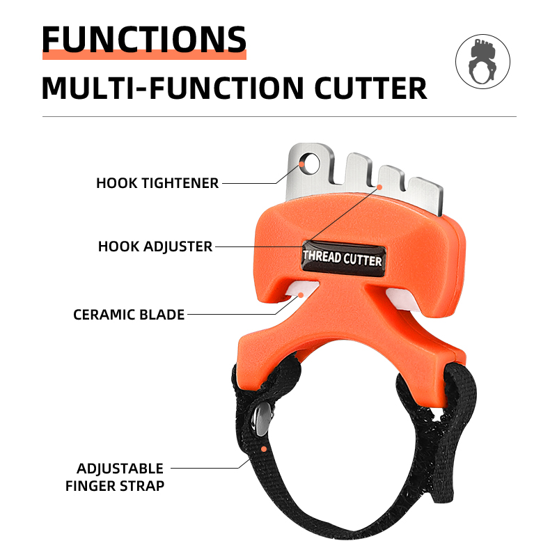 多機能リングフィンガーカッティングツール セラミックブレード - Fishing Line Cutter のレビューと価格