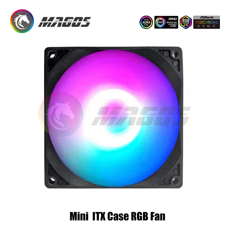 ミニ ITX ケース ARGB ファン 8 センチメートル  - Fly Line のレビューと価格