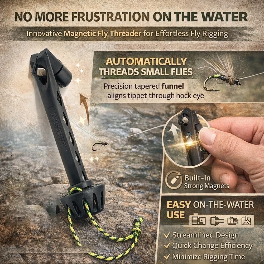ポータブル磁気フライスレッダー 簡単で速いフライフィッシング - Fishing Line Winder のレビューと価格
