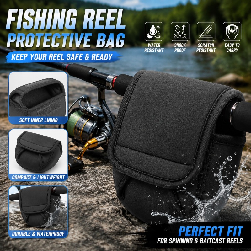 釣りリール保護カバーバッグ スピニングリールケース ポーチホ - Fishing Line Box のレビューと価格