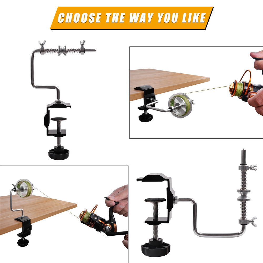 Protable 釣り糸ワインダー クランプ調整可能 安定し - Fishing Line Winder のレビューと価格