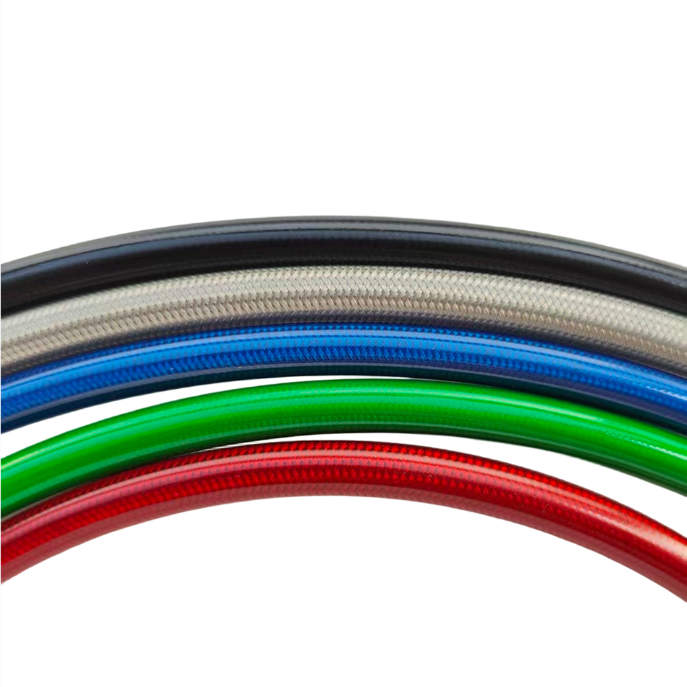 28 ° -28 °   黒編組油圧ブレーキクラッチホース強 - Braided Line のレビューと価格